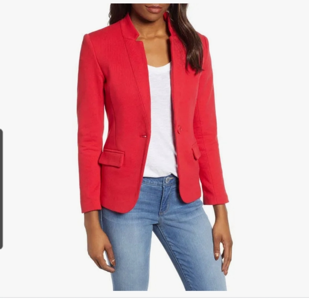 Gibson Notch Collar Cotton Blazer
